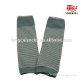 LW-29 Hot Sale Green Stripe Winter Warm Leg Warmer Jacquard Knitted Kids Leg Warmer